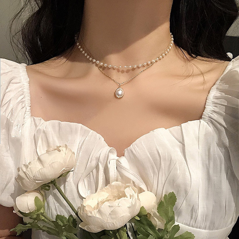 Pearl Choker Necklace